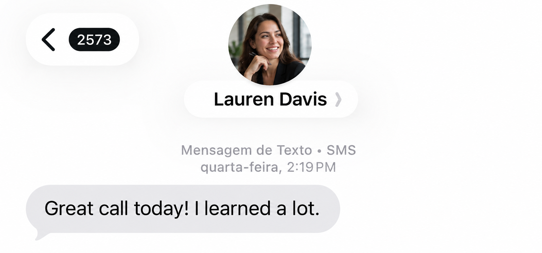 Student testimonial